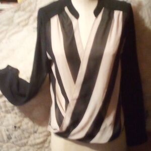 Sexy Forever 21 Med, sheer long sleeve blouse.  NWOT.